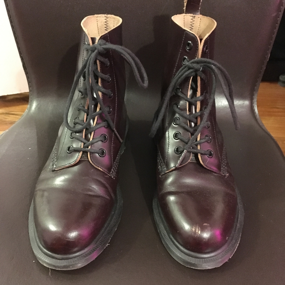 Dr Martens "Made in England" Pascal Merlot boots